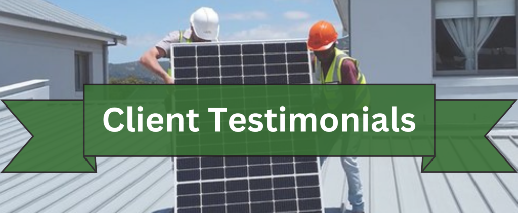 Testimonials - The Solar Agency